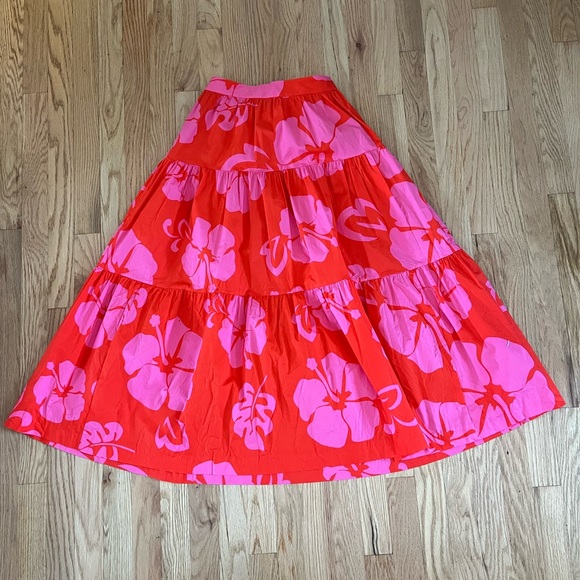 STAUD Hibiscus Maxi Skirt Size 0